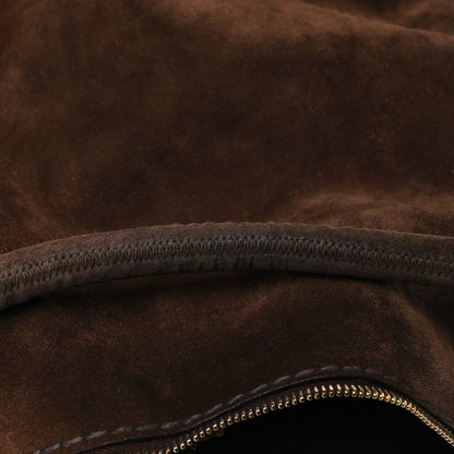 Prada Scamosciato Suede Hobo Brown 11 of 12