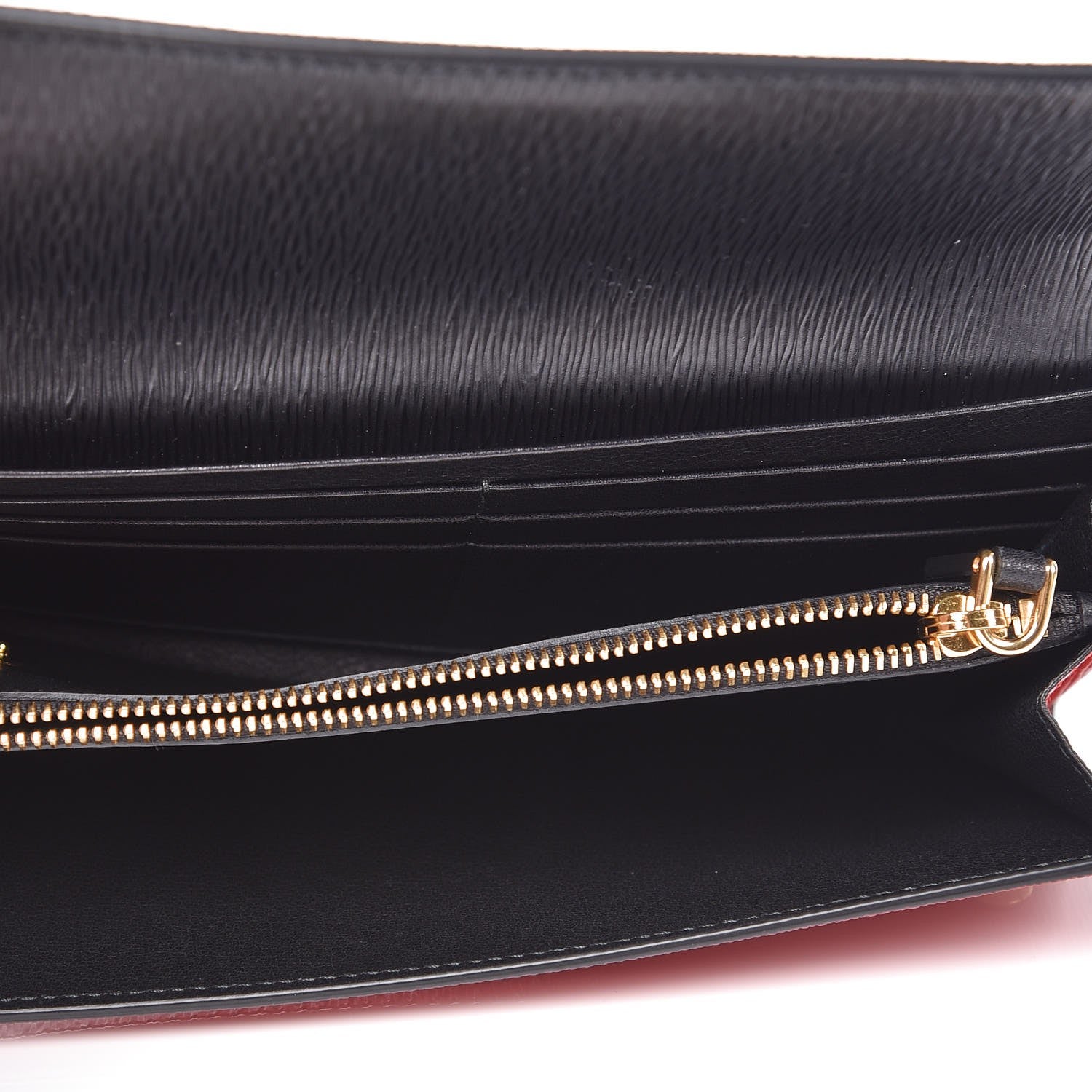 Prada Vitello Move Continental Wallet Black Lacca 5 of 9