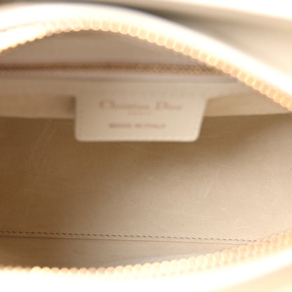 Christian Dior Smooth Calfskin Sequin Embroidered Clover Medium Lady Dior White 5 of 10
