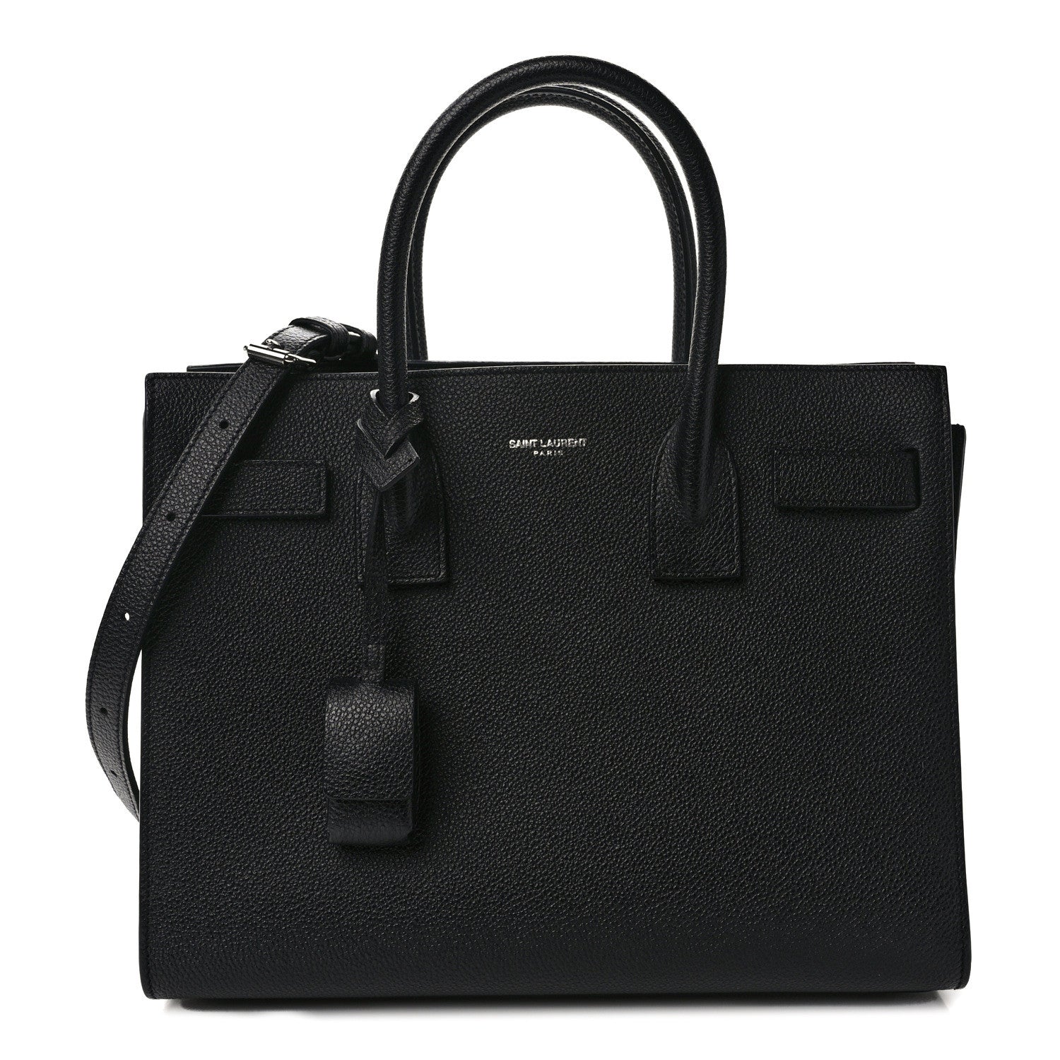 Saint Laurent Grained Calfskin Baby Sac De Jour Black 1 of 13