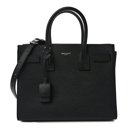 Saint Laurent Grained Calfskin Baby Sac De Jour Black 1 of 13