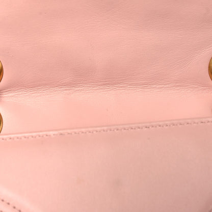Gucci Calfskin Matelasse Mini GG Marmont Shoulder Bag Perfect Pink 12 of 12