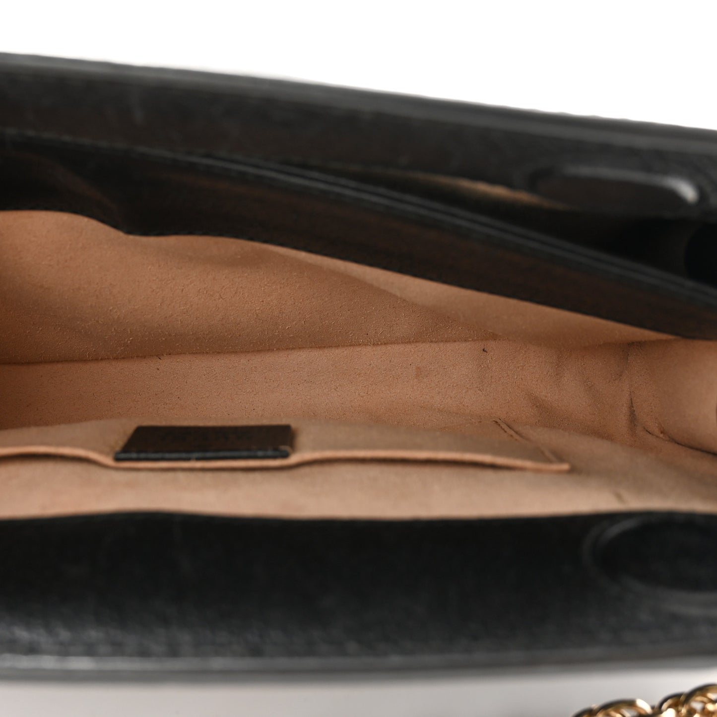 Calfskin GG Web Small Ophidia Chain Shoulder Bag Black