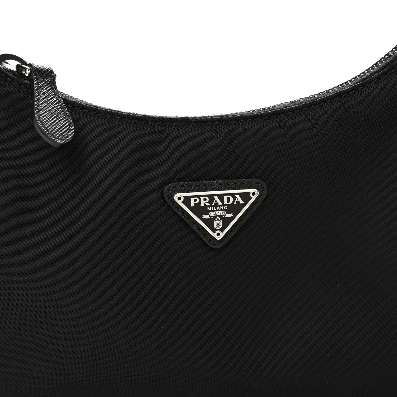 Prada Tessuto Nylon Mini Re-Edition 2000 Bag Black 9 of 12