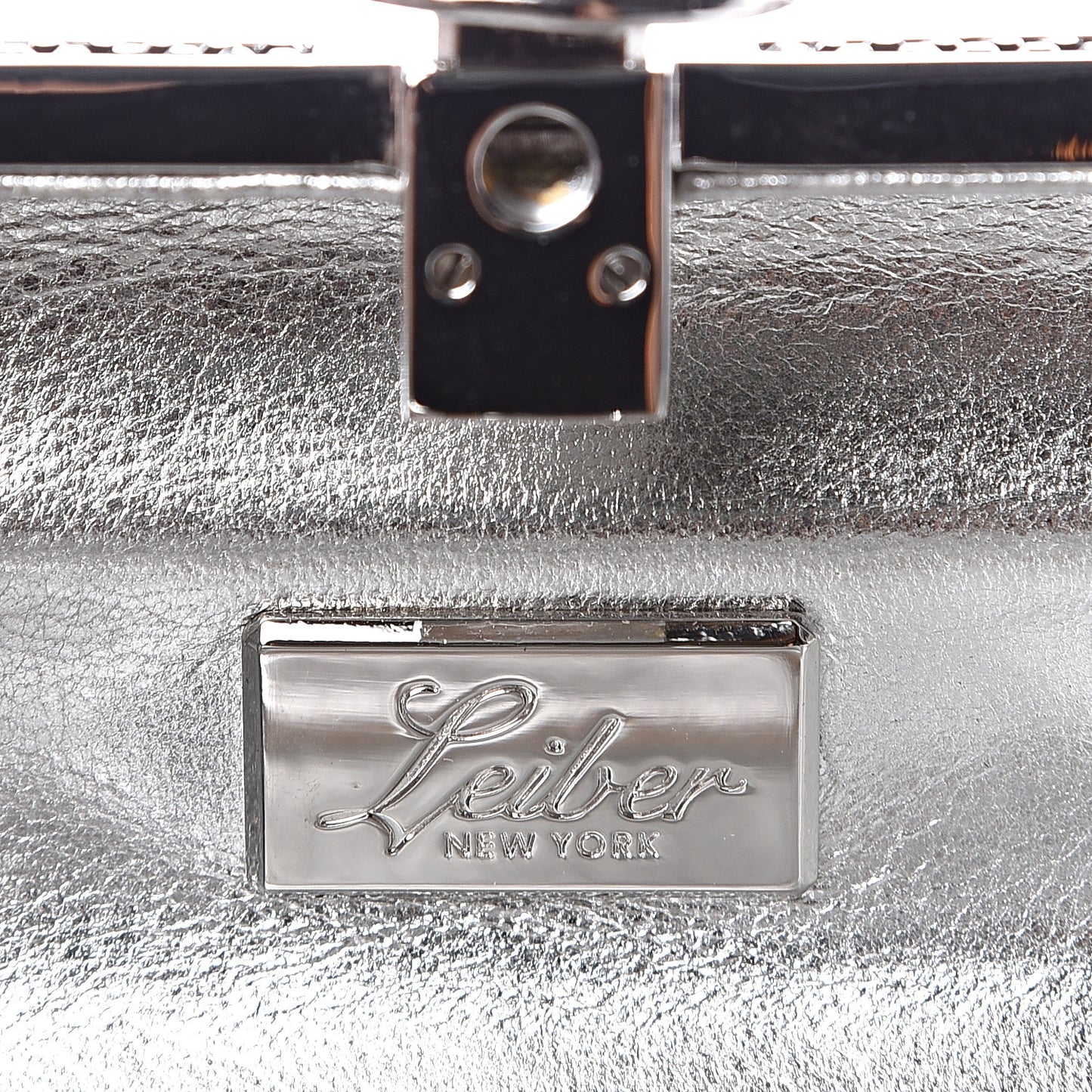 Swarovski Crystal Minaudiere Clutch Black Silver