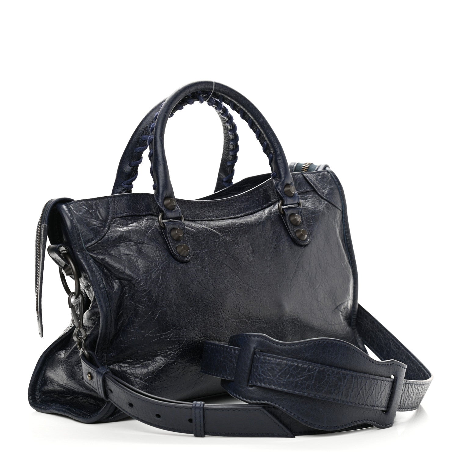 Balenciaga Agneau Classic Hardware S City Bleu Nuit Dark Sea 3 of 10