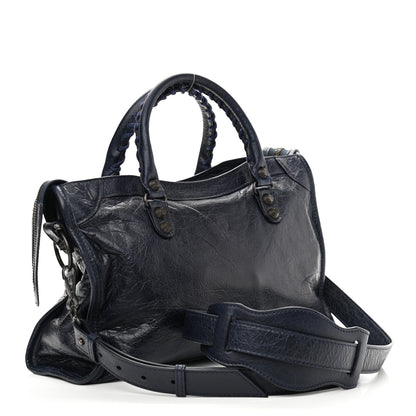 Balenciaga Agneau Classic Hardware S City Bleu Nuit Dark Sea 3 of 10