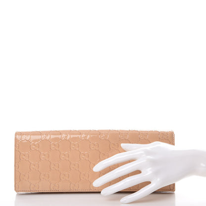 Gucci Patent Guccissima Small Broadway Clutch Dark Cipria 2 of 8