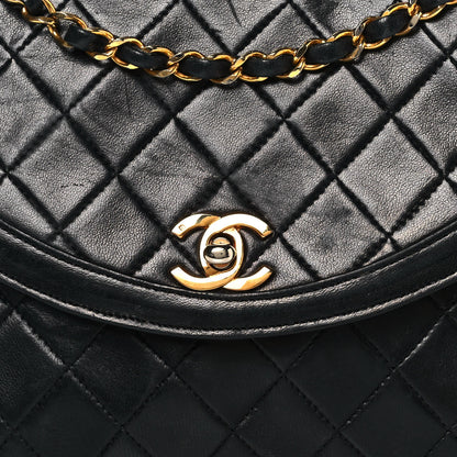 Chanel Lambskin Quilted Medium Single Flap Black 8 of 17