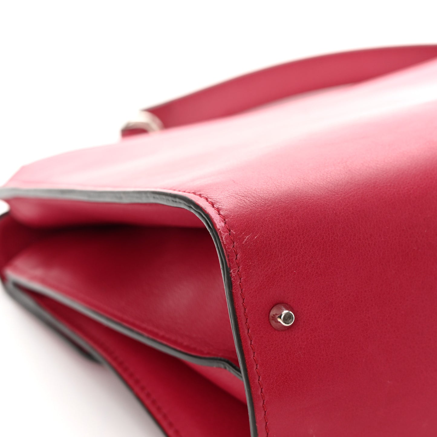 Moon Calfskin Medium Interlocking G Shoulder Bag Petunia