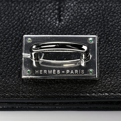 Hermes Evercolor Sac Chaine D'Ancre Shoulder Bag Black 10 of 13