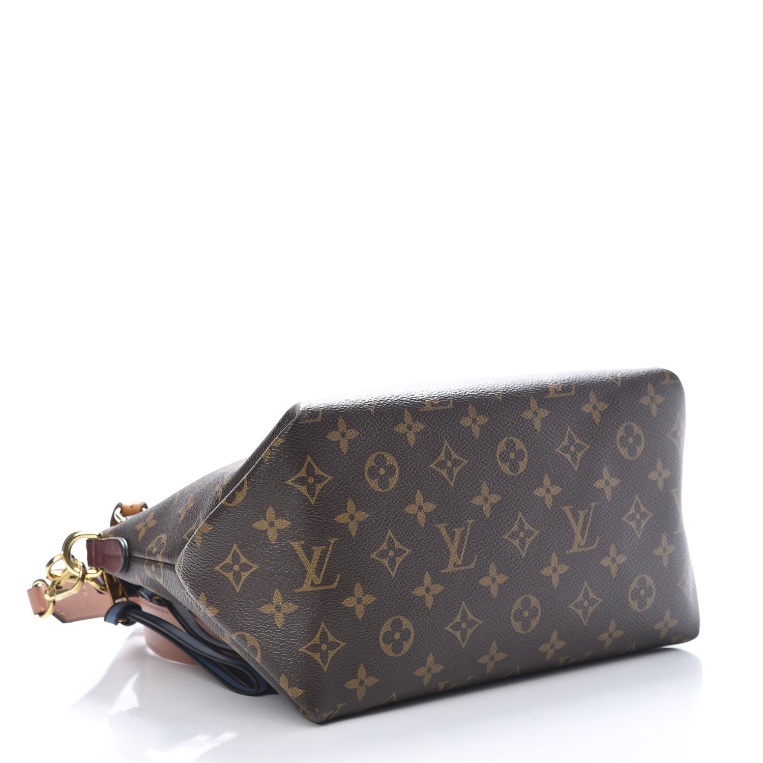Louis Vuitton Monogram Beaubourg Hobo Mini Bordeaux Red Peach Safran Blue Jean Blue 4 of 11