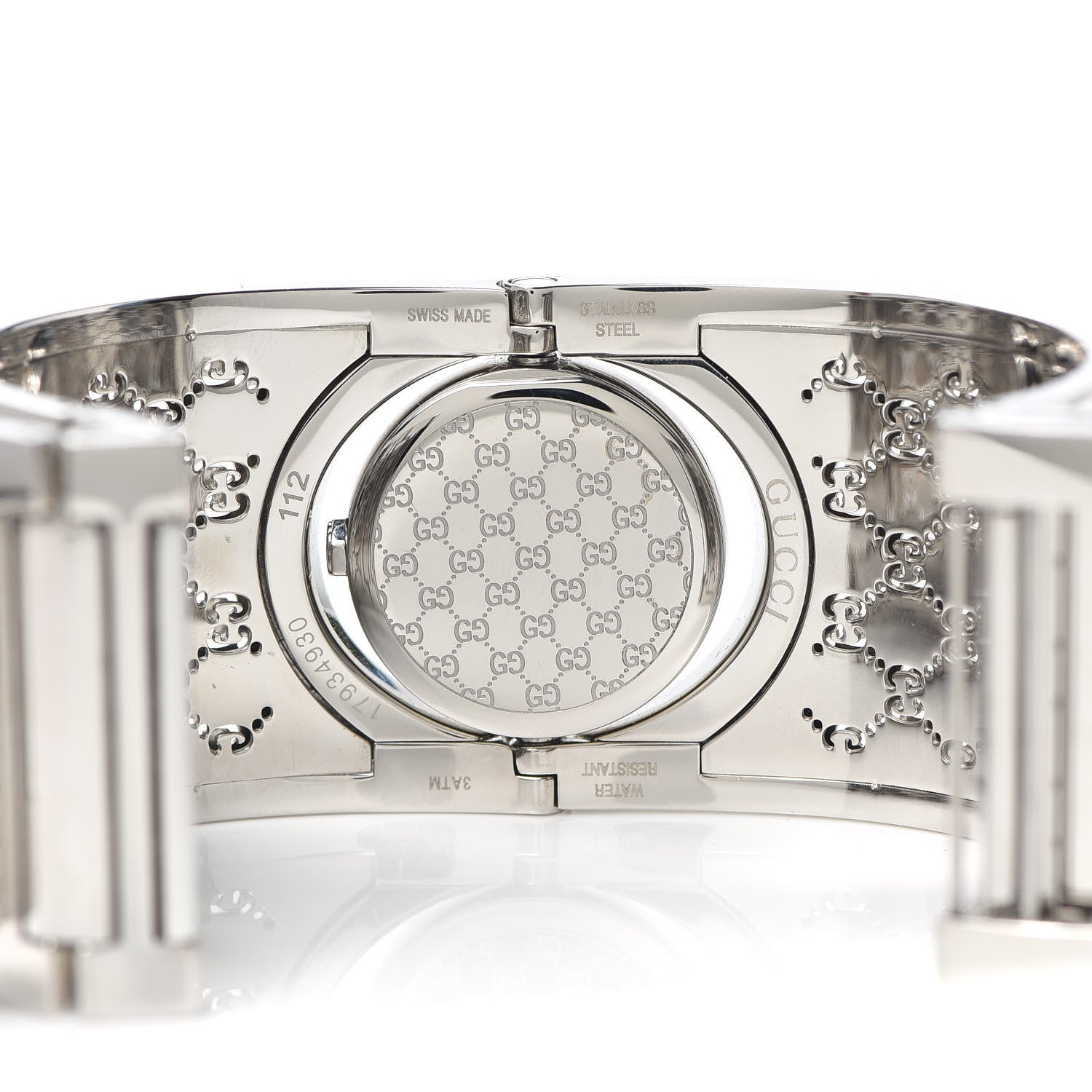 Gucci Stainless Steel 33mm Twirl Quartz Watch Brown 5 of 6
