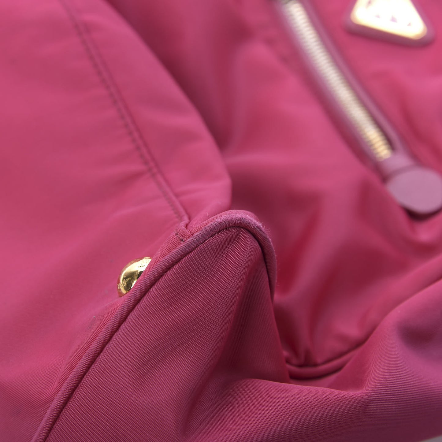 Tessuto Nylon Saffiano Tote Ibisco