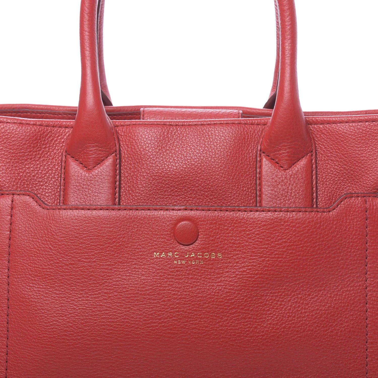 Marc Jacobs Calfskin Empire City Tote Apple Red 8 of 10