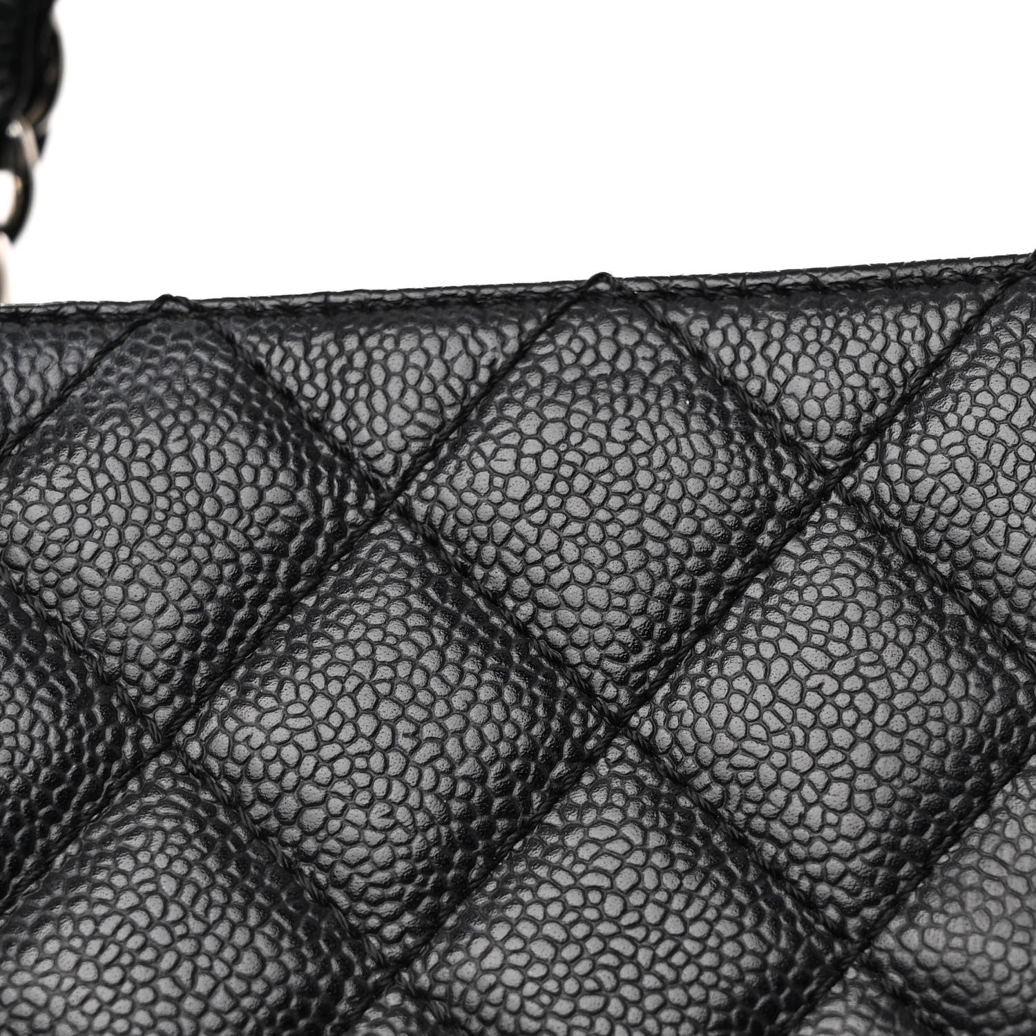 Chanel Caviar Quilted Grand Shopping Tote GST Black 9 of 13