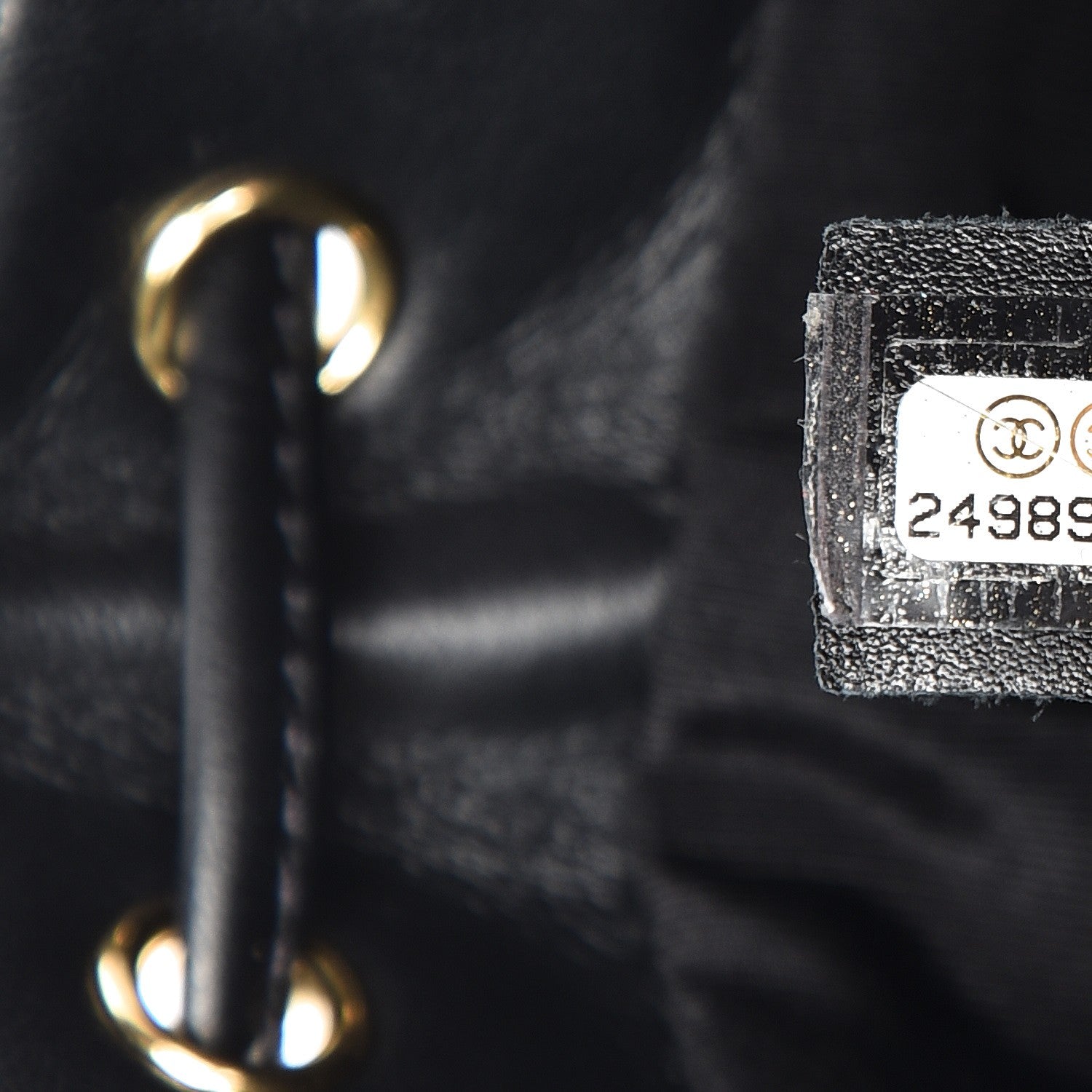 Chanel Calfskin Chevron Quilted Small Urban Spirit Backpack Black 7 of 7