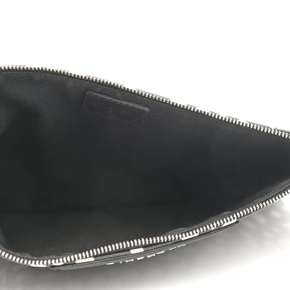 Givenchy Coated Canvas Pouch Black White 5 of 10