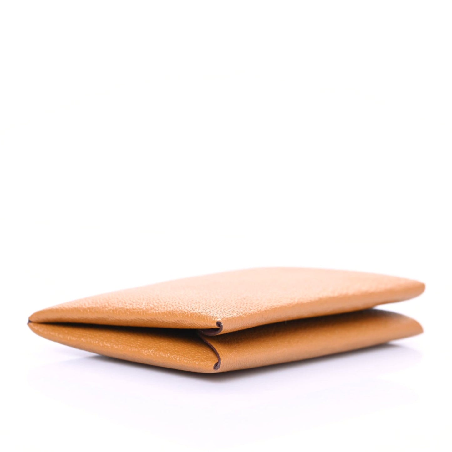 Chevre Mysore Verso Calvi Card Case Caramel Mauve Sylvestre