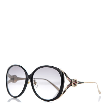 Gucci Round Frame Injected GG0226SK Sunglasses Black 1 of 9