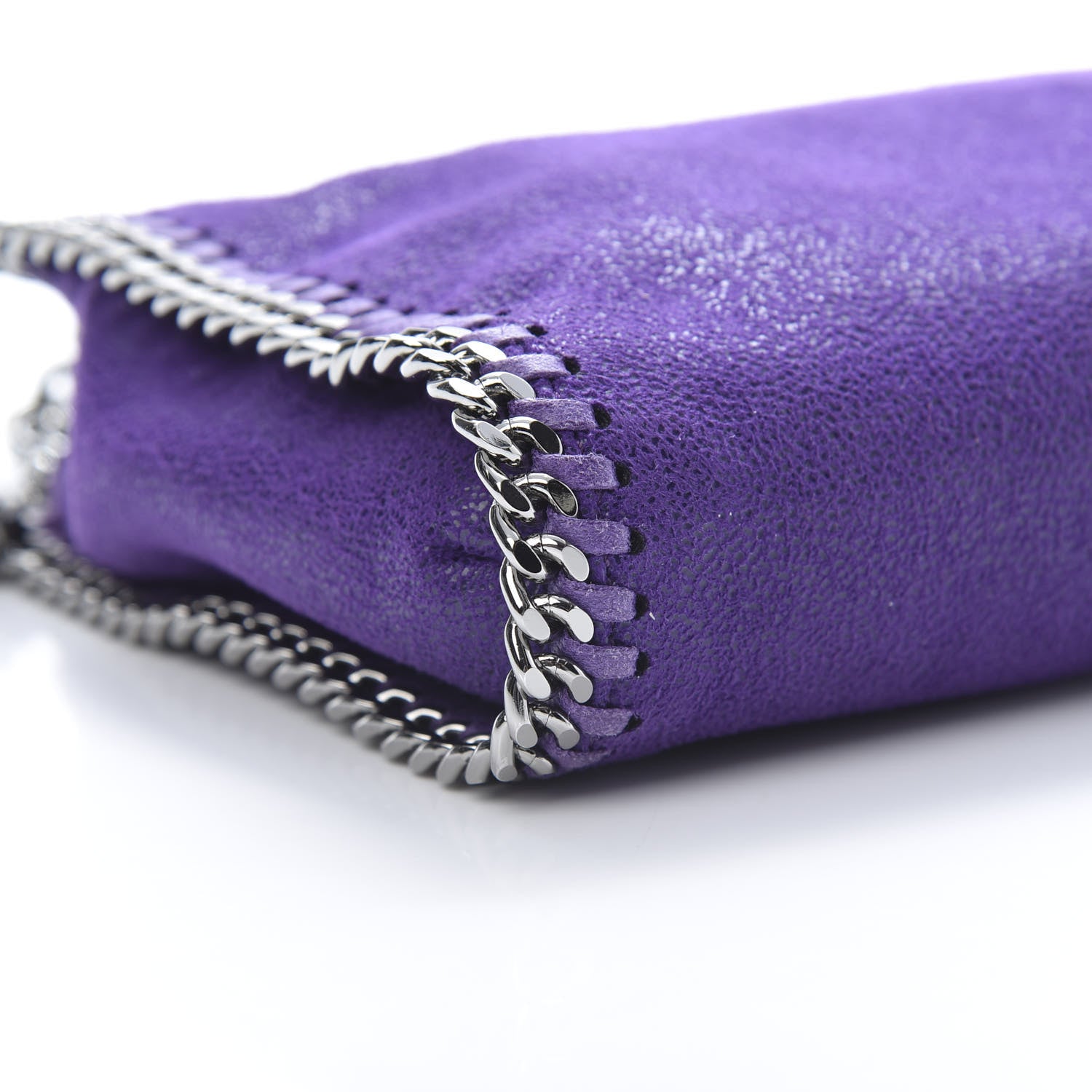 Stella McCartney Shaggy Deer Tiny Falabella Tote Bright Purple 9 of 10