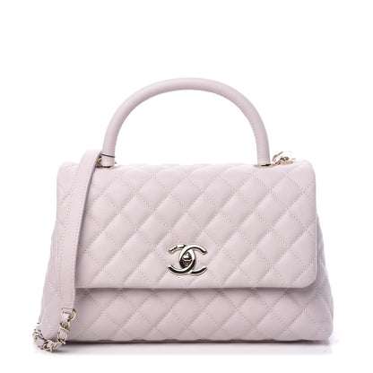 Chanel Caviar Quilted Small Coco Handle Flap Lilas Lilac 1 of 10