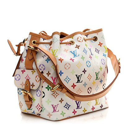 Louis Vuitton Monogram Multicolor Petit Noe White 3 of 11