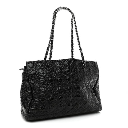 Chanel Vinyl Rock in Moscow Tote Black 3 of 9