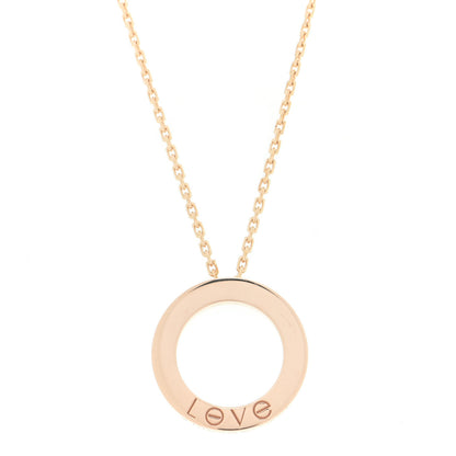 Cartier 18K Pink Gold LOVE Pendant Necklace 5 of 8