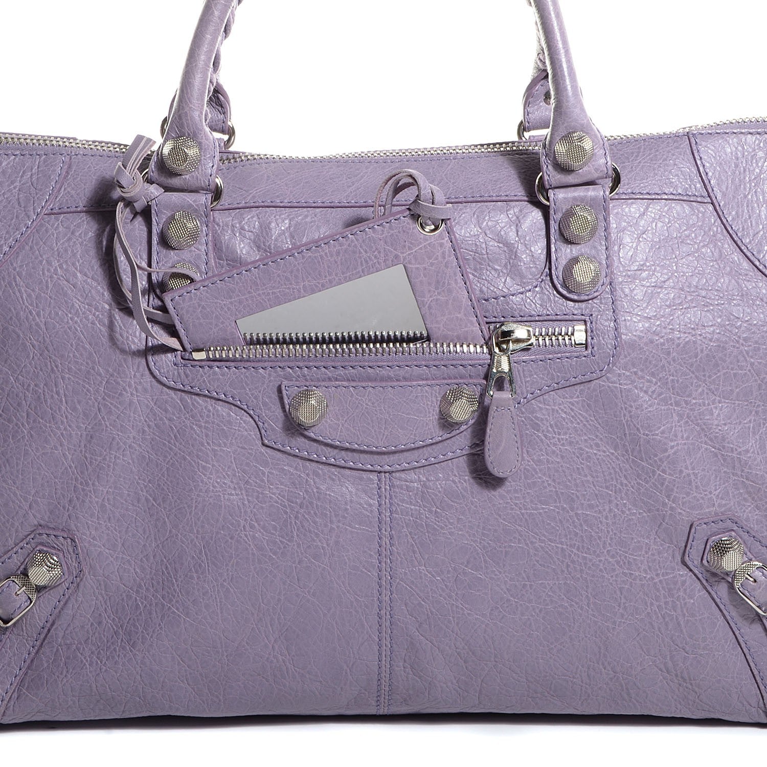 Balenciaga Agneau Giant 12 Silver Hardware Work Glycine 3 of 11