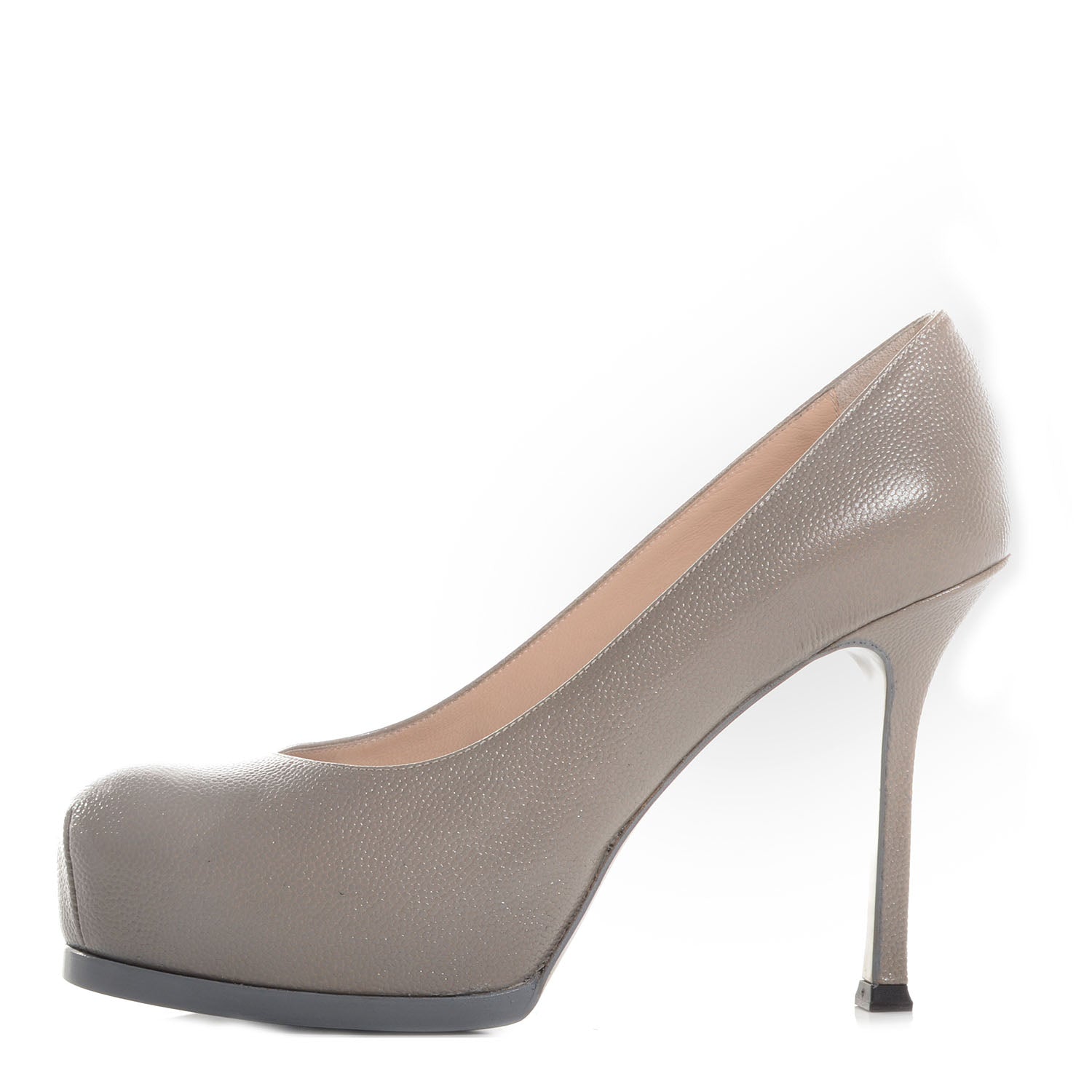 Saint Laurent Vernigolf Tribtoo 80 Pumps 36 Stone Beige 1 of 9