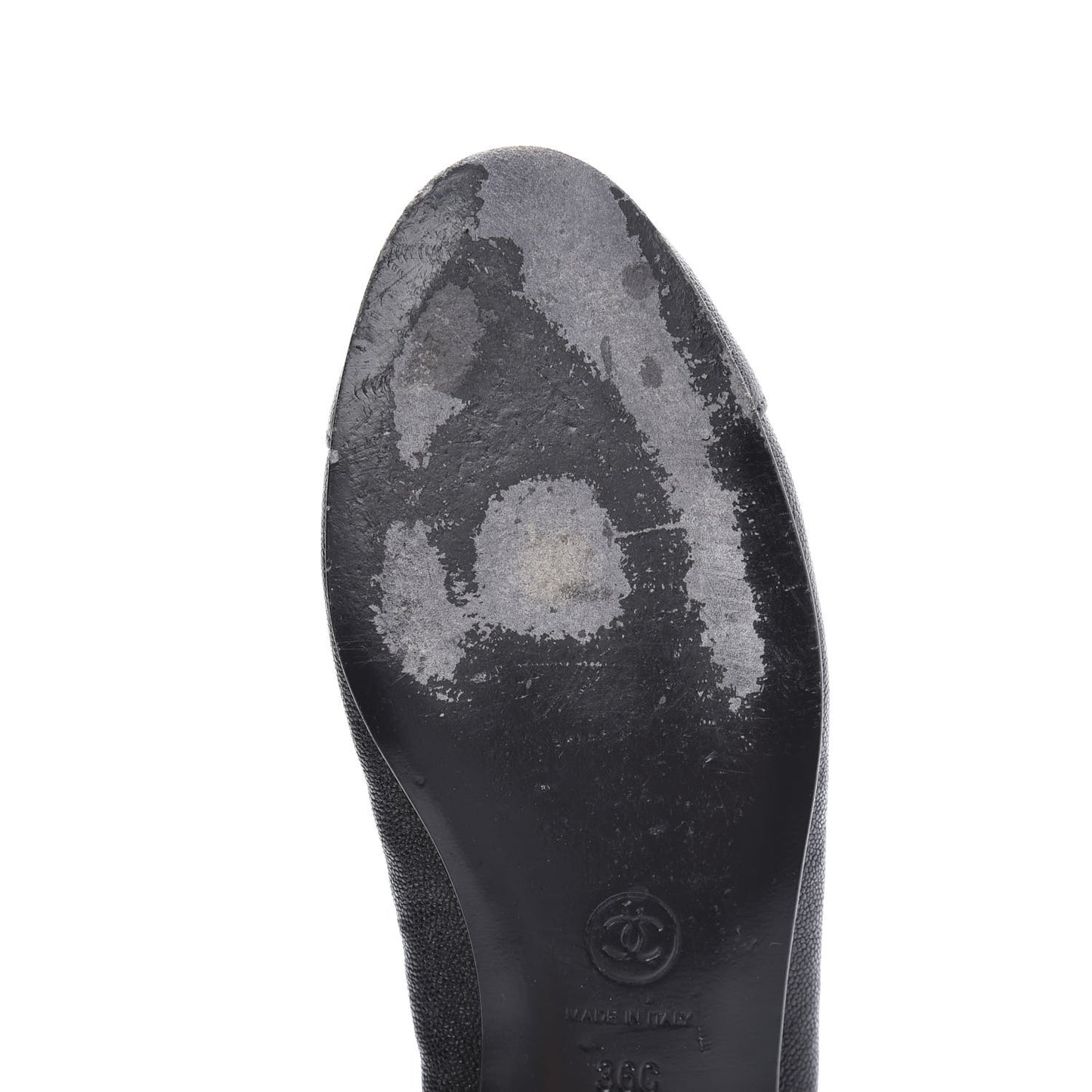 Caviar CC Cap Toe Ballerina Flats 36 Black