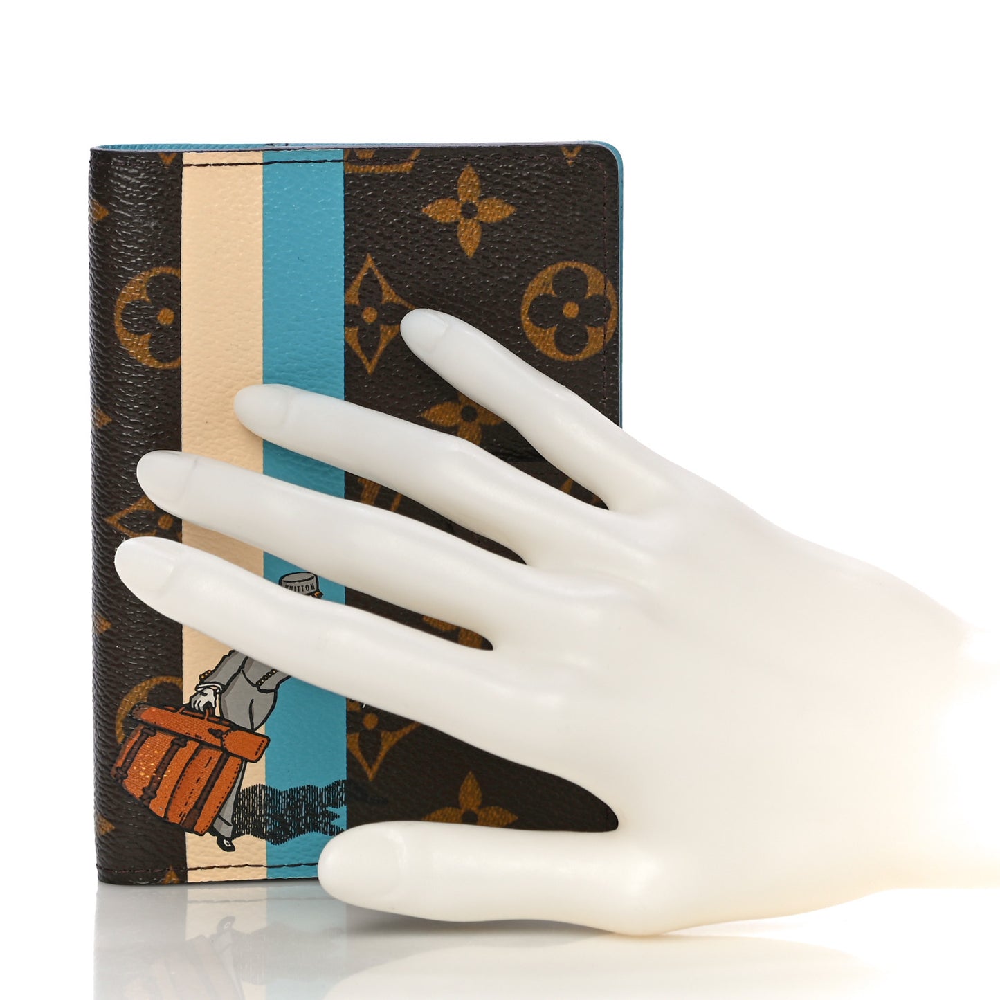 Monogram Groom Small Ring Agenda Cover Blue