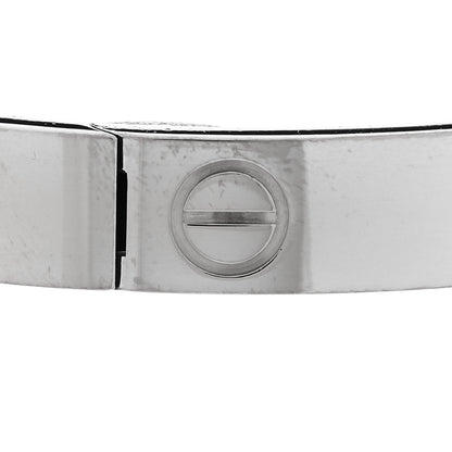 Cartier 18K White Gold LOVE  Single Screw Bracelet 17 4 of 7