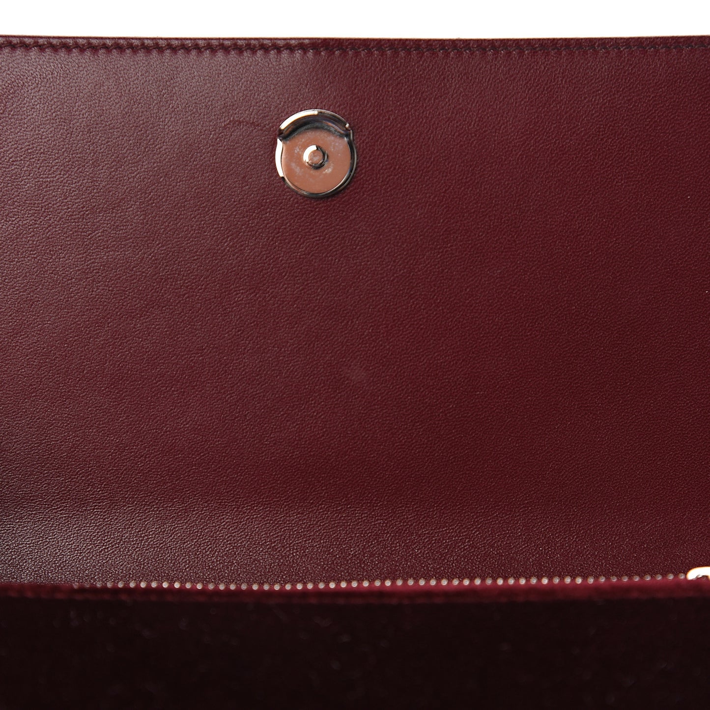 Velvet Crystal Monogram Kate Tassel Shoulder Bag Burgundy