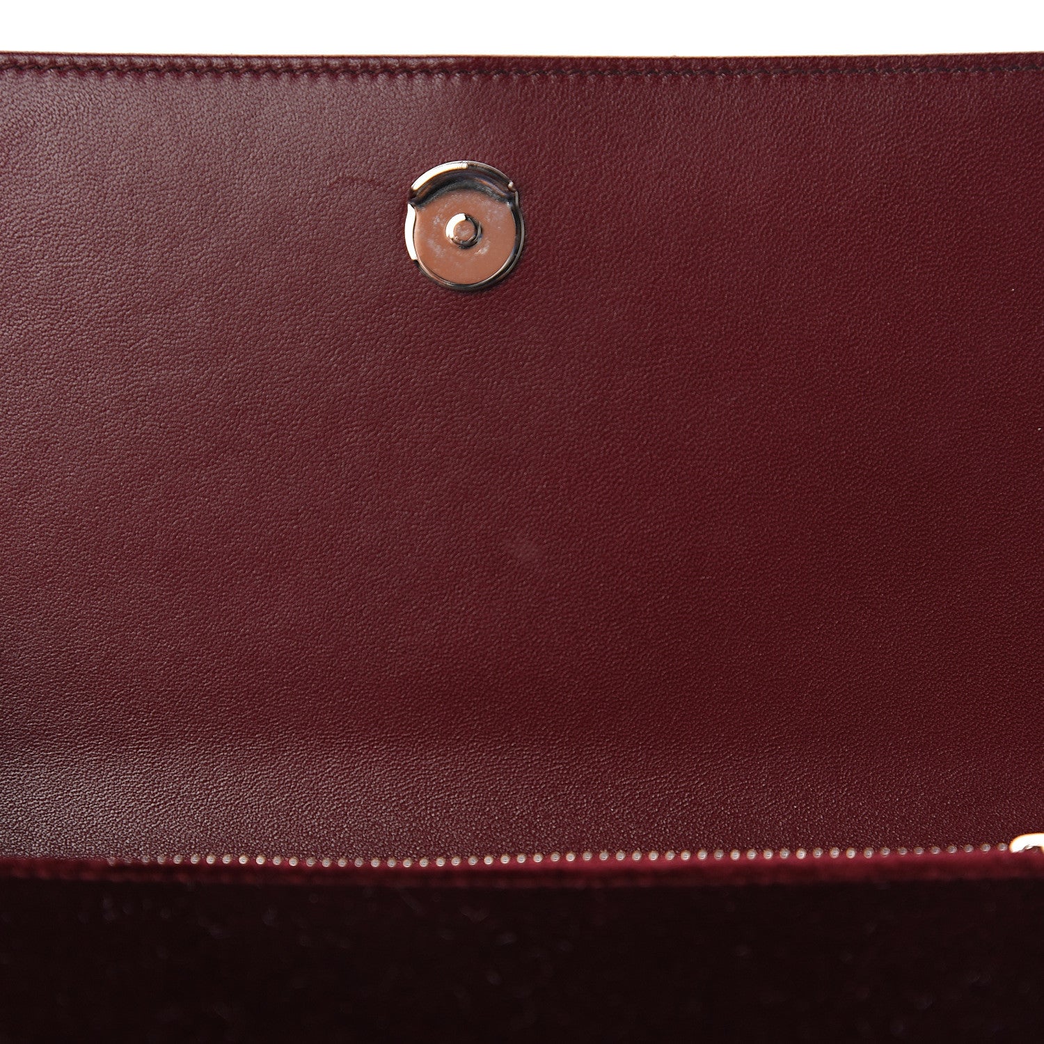 Saint Laurent Velvet Crystal Monogram Kate Tassel Shoulder Bag Burgundy 7 of 10