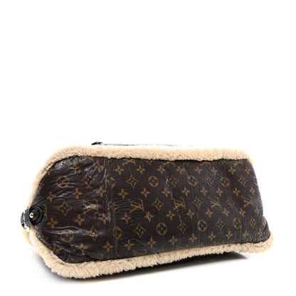Louis Vuitton Patent Monogram Shearling Sac Thunder 4 of 11