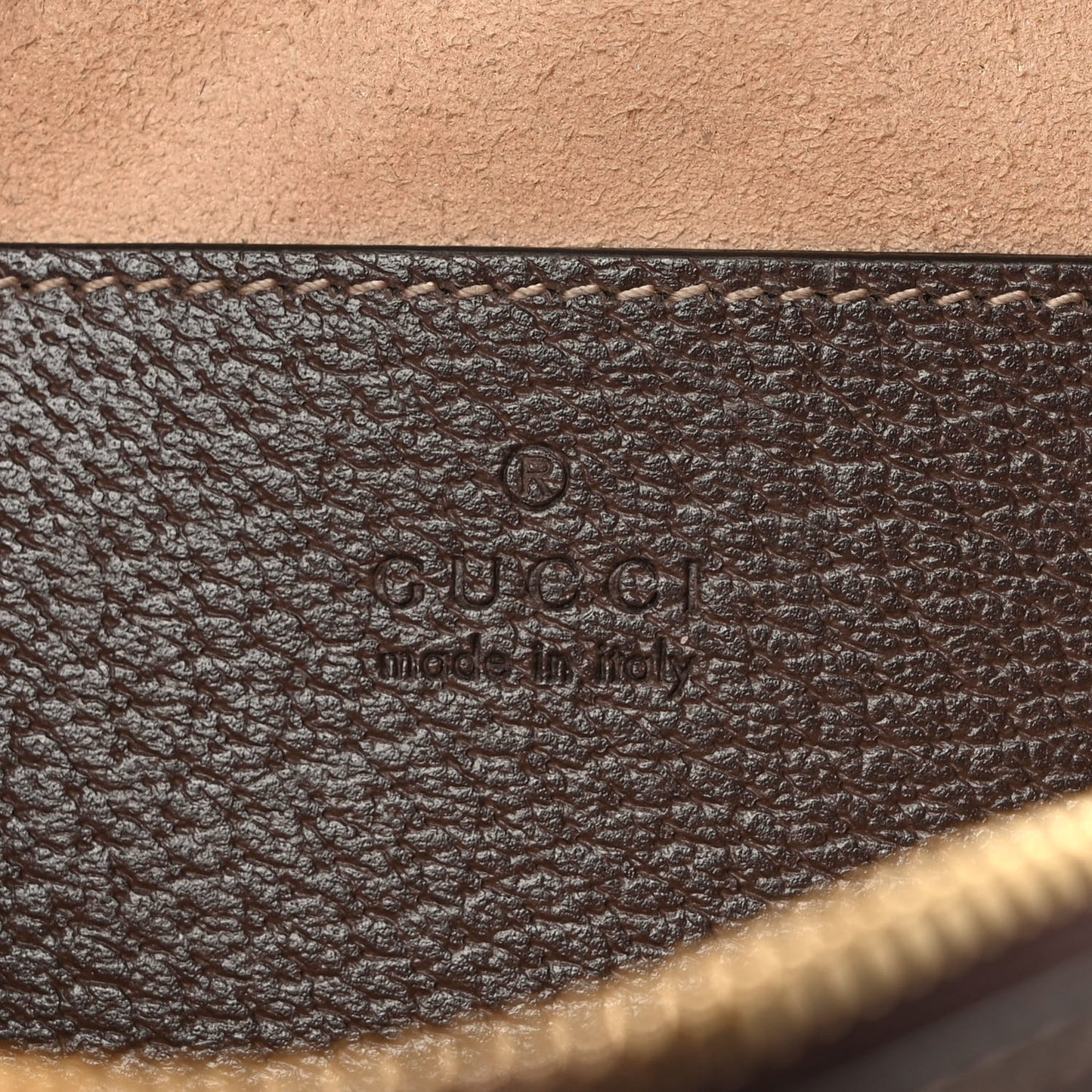 GG Supreme Monogram Web Mini Ophidia Shoulder Bag Brown