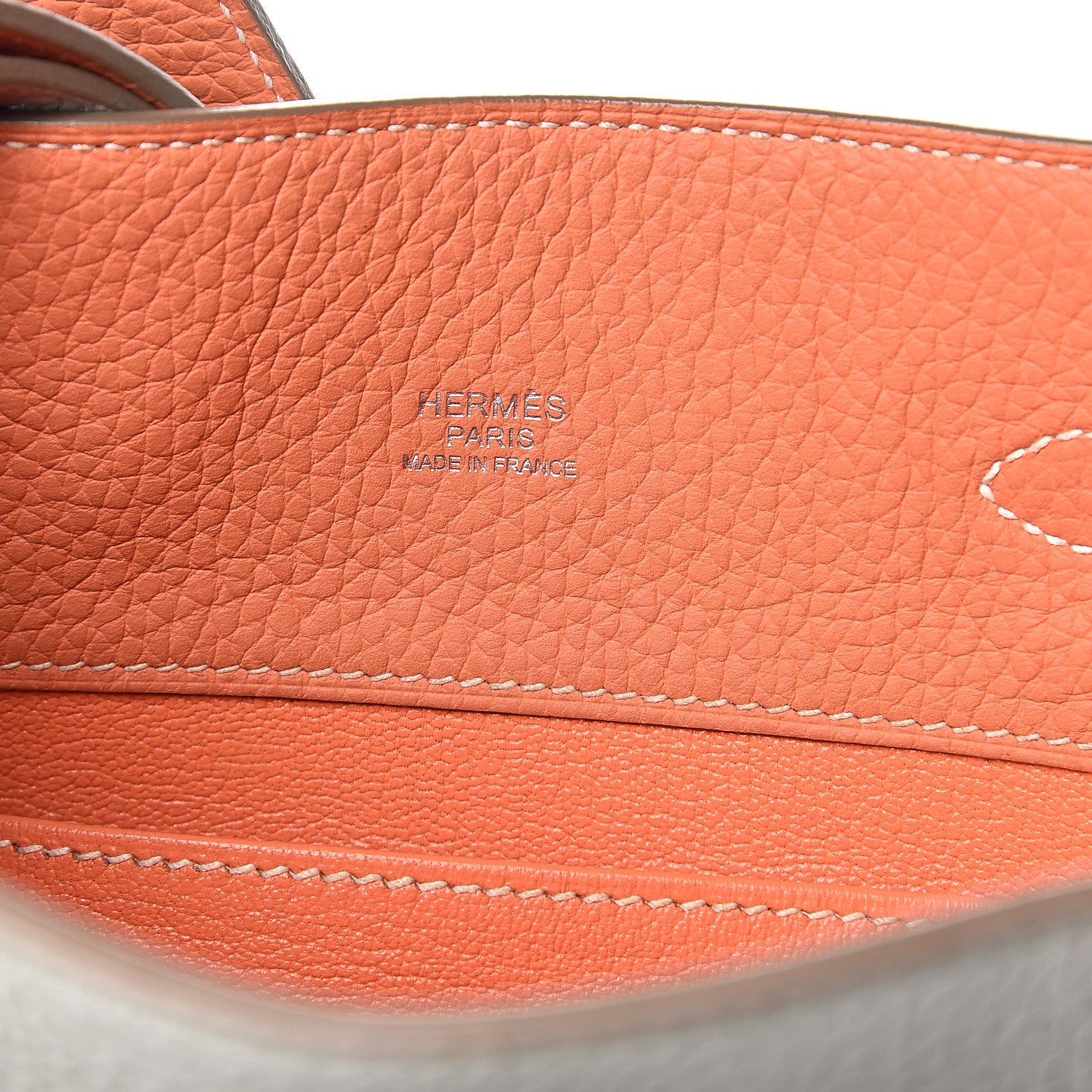 Hermes Taurillon Clemence So Kelly 22 Gris Perle Crevette 5 of 9
