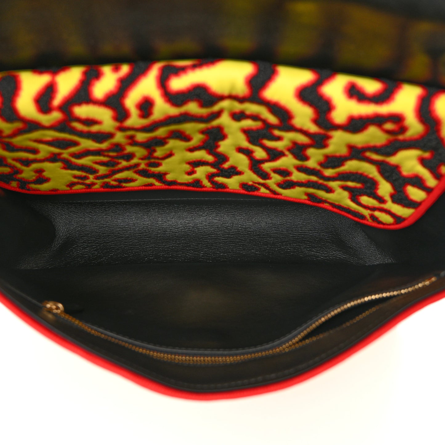 Mixed Fibers Magma Maxi Flap Yellow Black Red