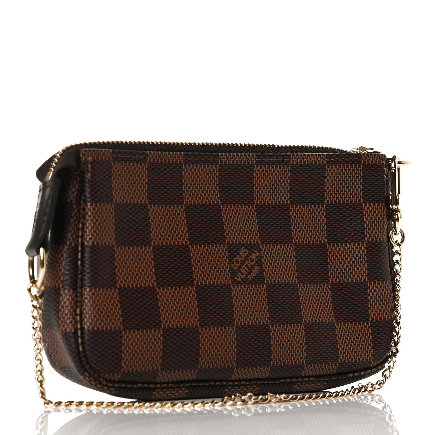 Louis Vuitton Damier Ebene Mini Pochette Accessories 4 of 10