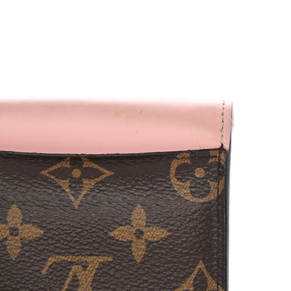 Louis Vuitton Monogram Zoe Wallet Rose Ballerine 10 of 11