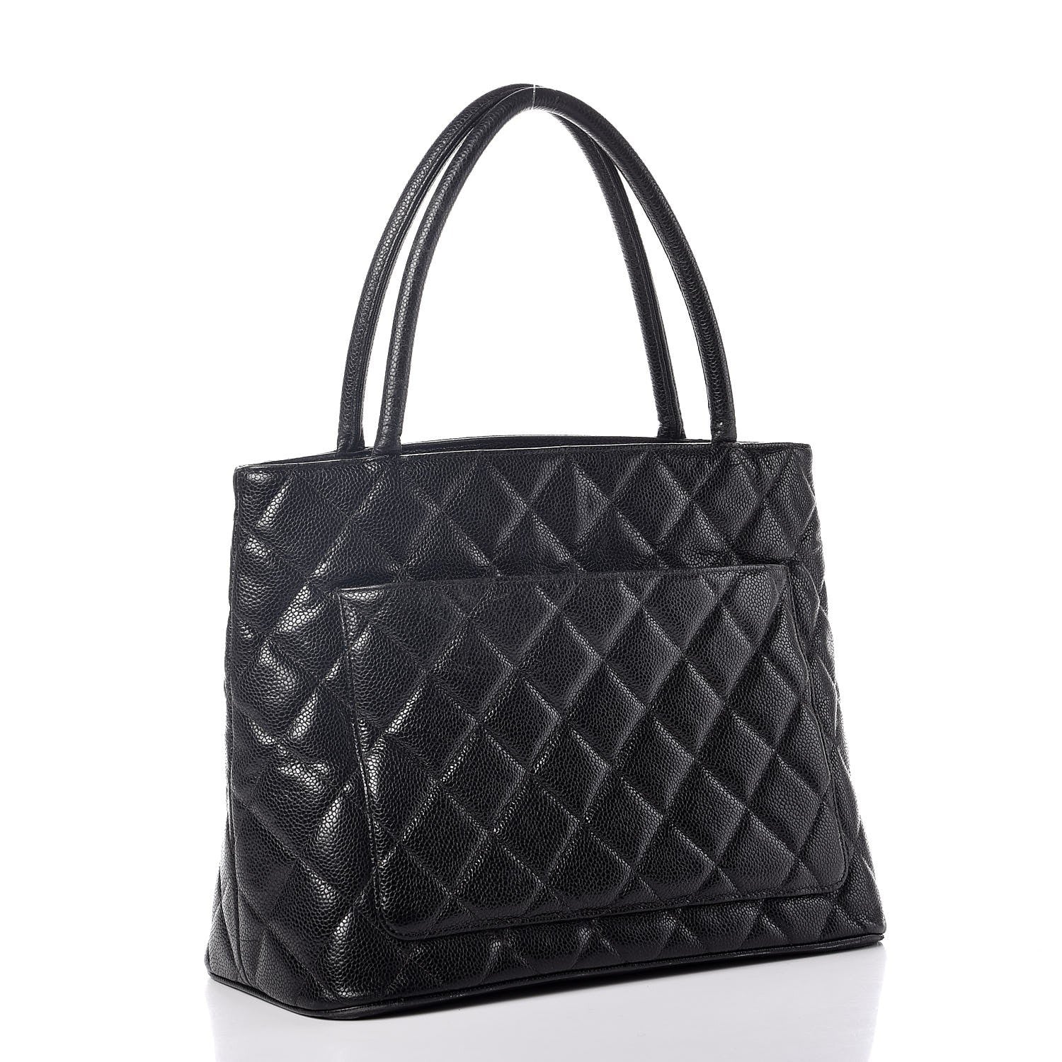 Chanel Caviar Quilted Medallion Tote Black 3 of 13