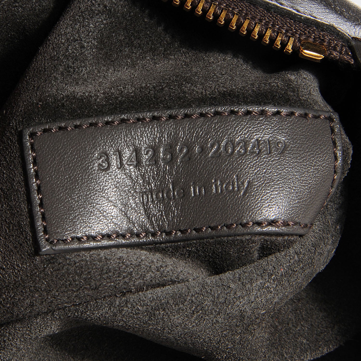 Saint Laurent Leather Reversible East West Shopping Tote Dark Grey 7 of 7