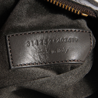 Saint Laurent Leather Reversible East West Shopping Tote Dark Grey 7 of 7