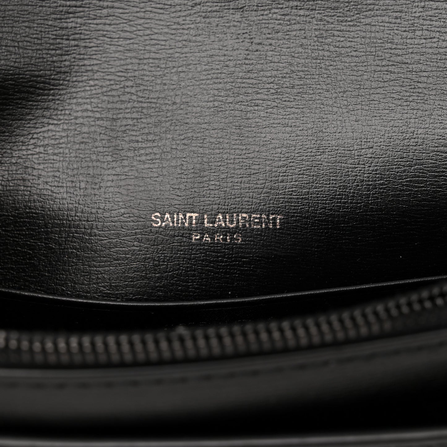 Calfskin Monogram Sunset Chain Wallet Black