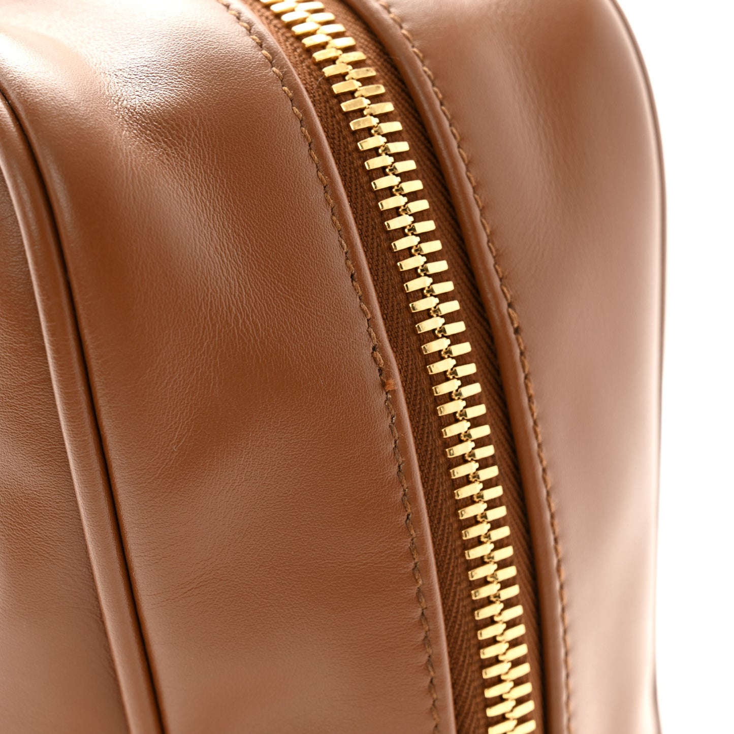 Soft Calf Softy Beau Top Handle Bag Cognac