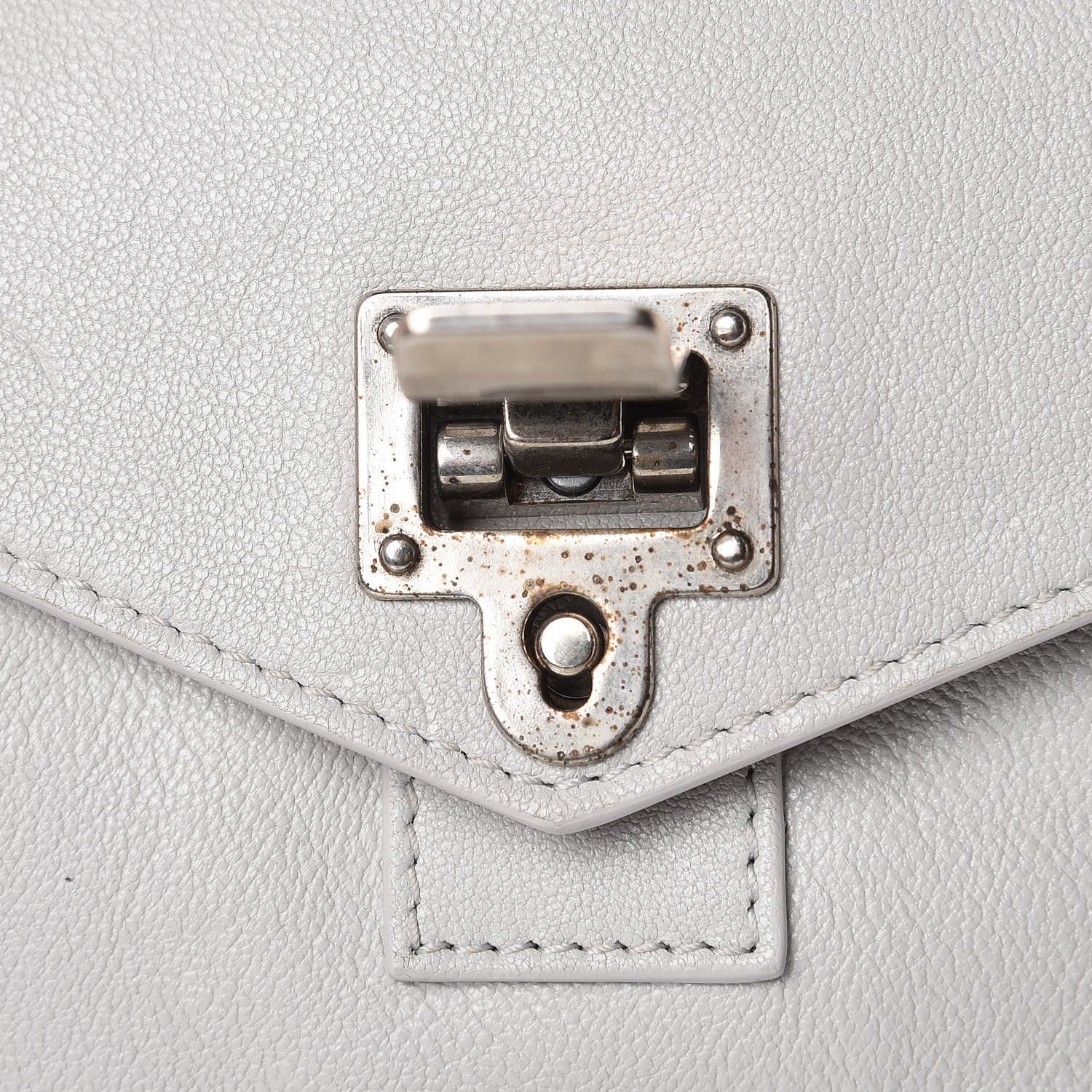 Proenza Schouler Lambskin Medium PS1 Satchel Pale Steel 11 of 15