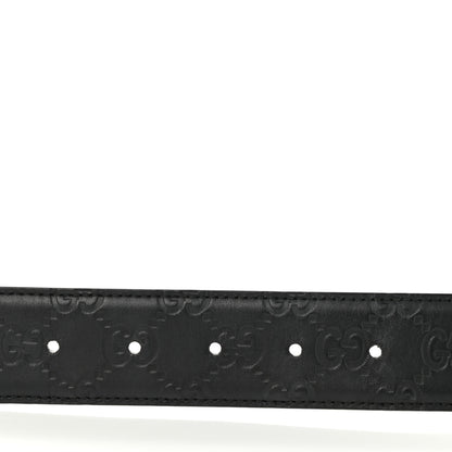 Gucci Guccissima Interlocking G 37mm Belt 80 32 Black 5 of 7