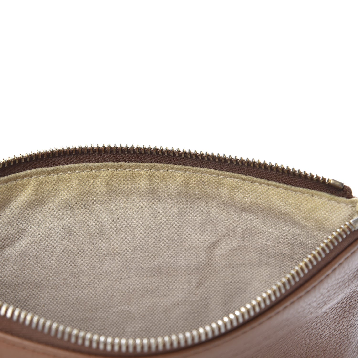 Gucci Pebbled Calfskin Soho Wristlet Camelia 8 of 14